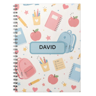 Custom Name Back to School 2027 Kids Notebook