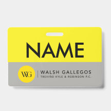 Custom Name Badge