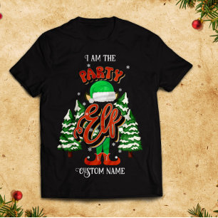 Custom name Baker elf personalized T-Shirt