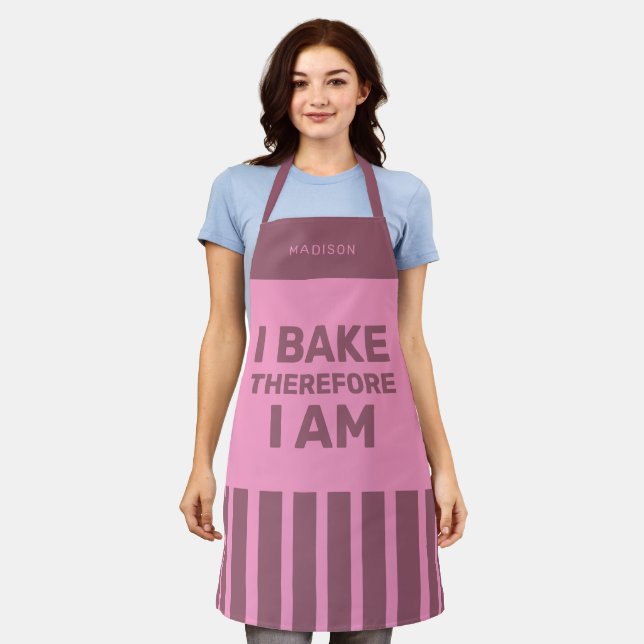 Custom name Baker's aprons (Worn)