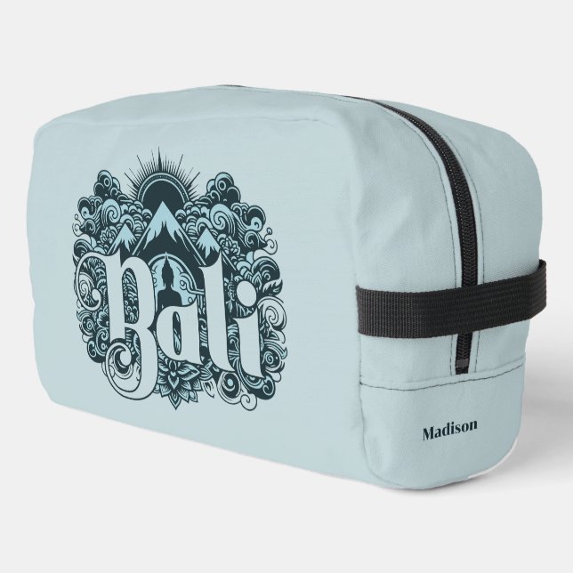 Custom Name Bali Dopp Kit (Left Corner)