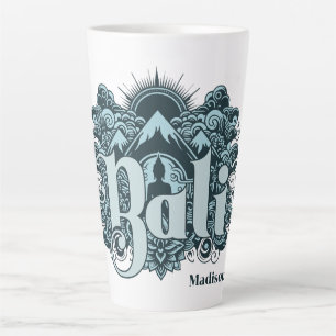Custom Name Bali Latte Mug