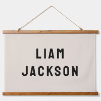 Custom Name Banner Personalised Nursery Wall Art