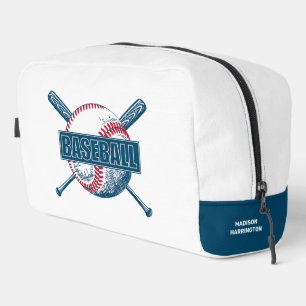 Custom Name Baseball Dopp Kit