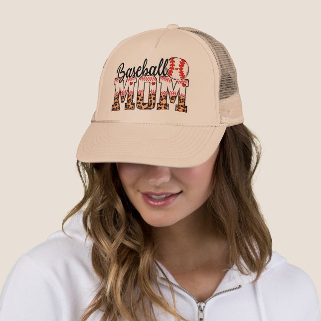 Custom Name Baseball Mom | Mother's Day Trucker Hat (In Situ)