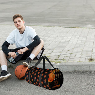 Custom Name Basketball Bag   Personalised Number