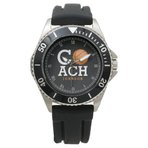 Custom Name Basketball Coach Watch