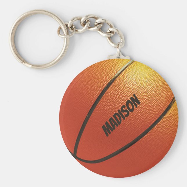 Custom name Basketball key chain (Front)