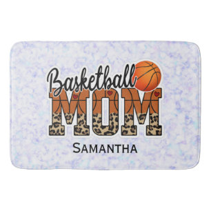 Custom Name Basketball Mom   Mother's Day Bath Mat