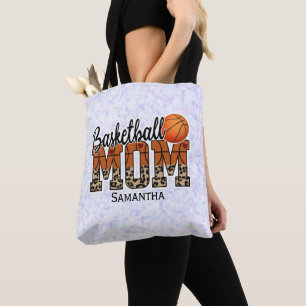 Custom Name Basketball Mom   Mother's Day Tote Bag