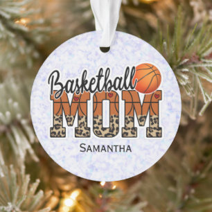 Custom Name Basketball Mum   Mother's Day Ornament
