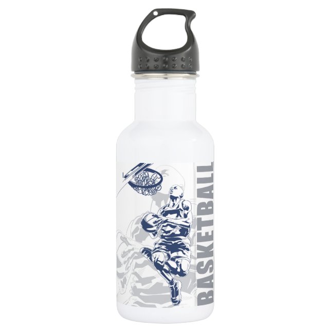 Custom Name Basketball Player 532 Ml Water Bottle (Front)
