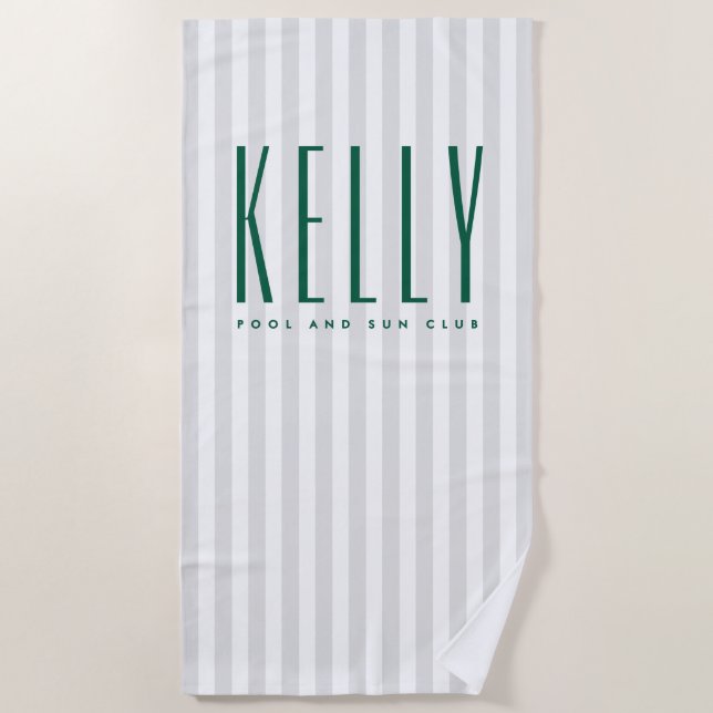 Custom Name Beach Towel - Resort (Front)