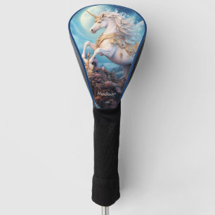 Custom Name Beautiful Unicorn Golf Head Cover