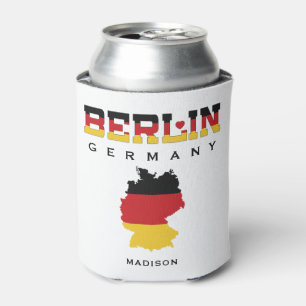 Custom Name Berlin Germany Can Cooler