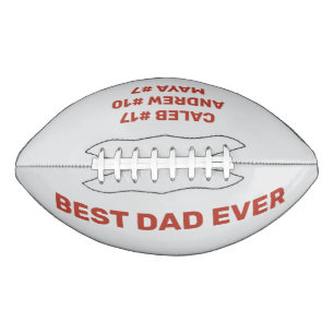 Custom Name Best Dad Ever Kids Names American Football