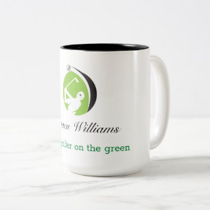 Custom Name Best Golfer Coffee Mug
