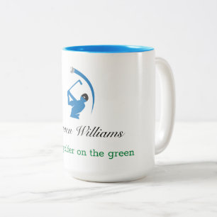 Custom Name Best Golfer Coffee Mug