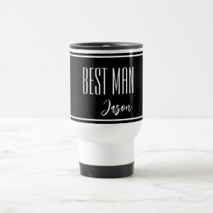 Custom Name Best Man Travel Mug