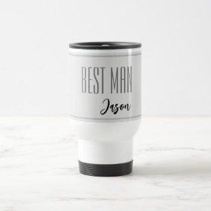 Custom Name Best Man Travel Mug