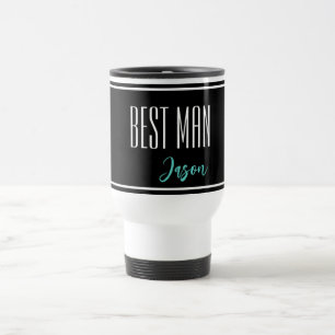 Custom Name Best Man Travel Mug