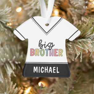 Custom Name Big Brother Cute Personalised Ornament