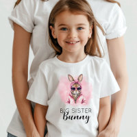 Custom Name Big Sister Bunny Matching Family Group