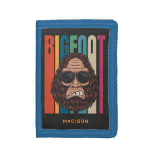Custom Name Bigfoot Trifold Wallet