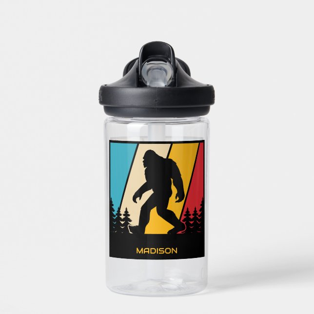 Custom Name Bigfoot Water Bottle (Front)