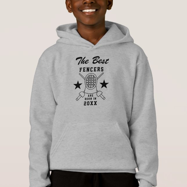 Custom Name Birth Year Fencing Birthday (Front)