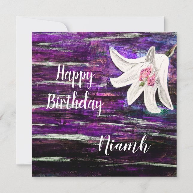 Custom Name Birthday Card (Front)