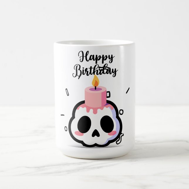 Custom Name Birthday Coffee Mug (Center)