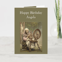 Custom Name Birthday Humor Vintage Spinning Class