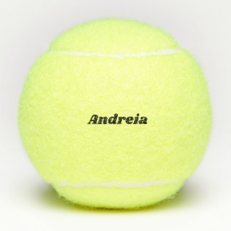 Custom Name Birthday Party Personalised Adult's Tennis Balls