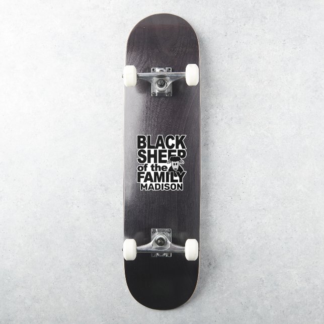 Custom name "Black Sheep" (Skateboard)