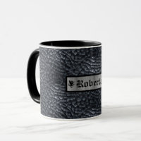 Custom Name Black & Silver Dragon Scale/Skin Print