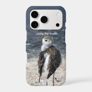 Custom Name Black-Winged Stilt Photo Phone Case