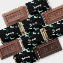 Custom name blue bats