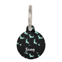 Custom name blue bats