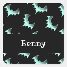 Custom name blue bats