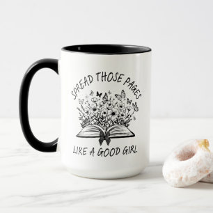 Custom Name Blue Striped Ceramic Travel Mug with L
