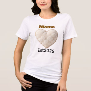 Custom Name Boho Heart t.sh - Minimalist Nursery Tri-Blend Shirt
