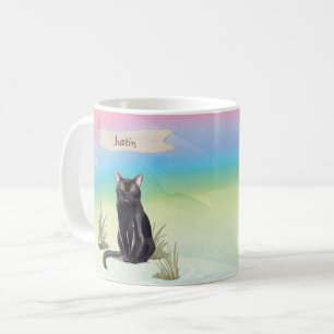 Custom Name Bombay Cat Pet Coffee Mug