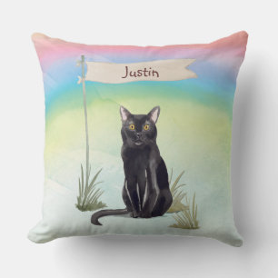 Custom Name Bombay Cat Pet Cushion