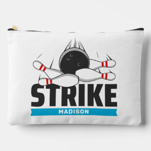 Custom Name Bowling Strike Accessory Pouch