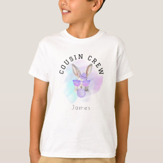 Custom Name Boy Cousin Crew Easter Family T-Shirt