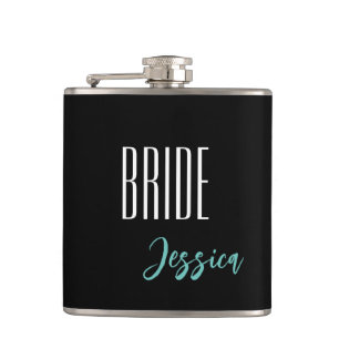 Custom Name Bride Flask