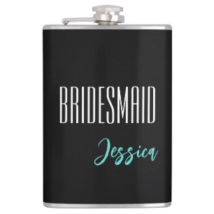 Custom Name Bridesmaid Flask