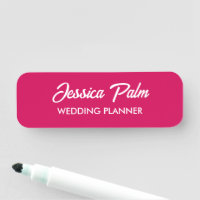 Custom name bright pink
