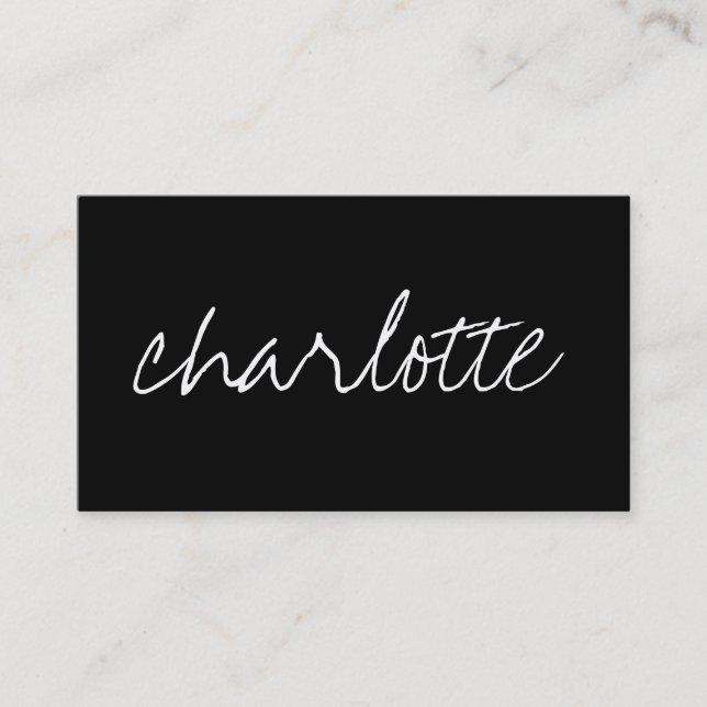 Custom Name Business Card (Front)